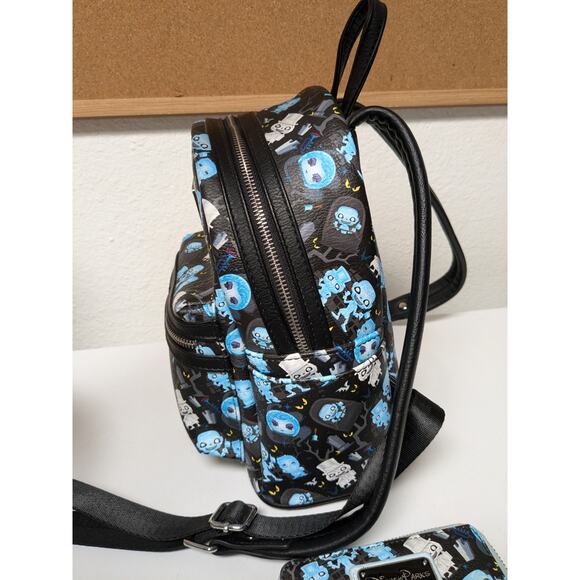 Disney Parks LOUNGEFLY Funko Pop 2021 HAUNTED MANSION Mini Backpack + Wallet main image 11